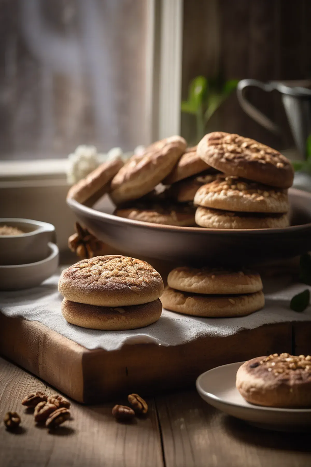 Walnut English Muffins