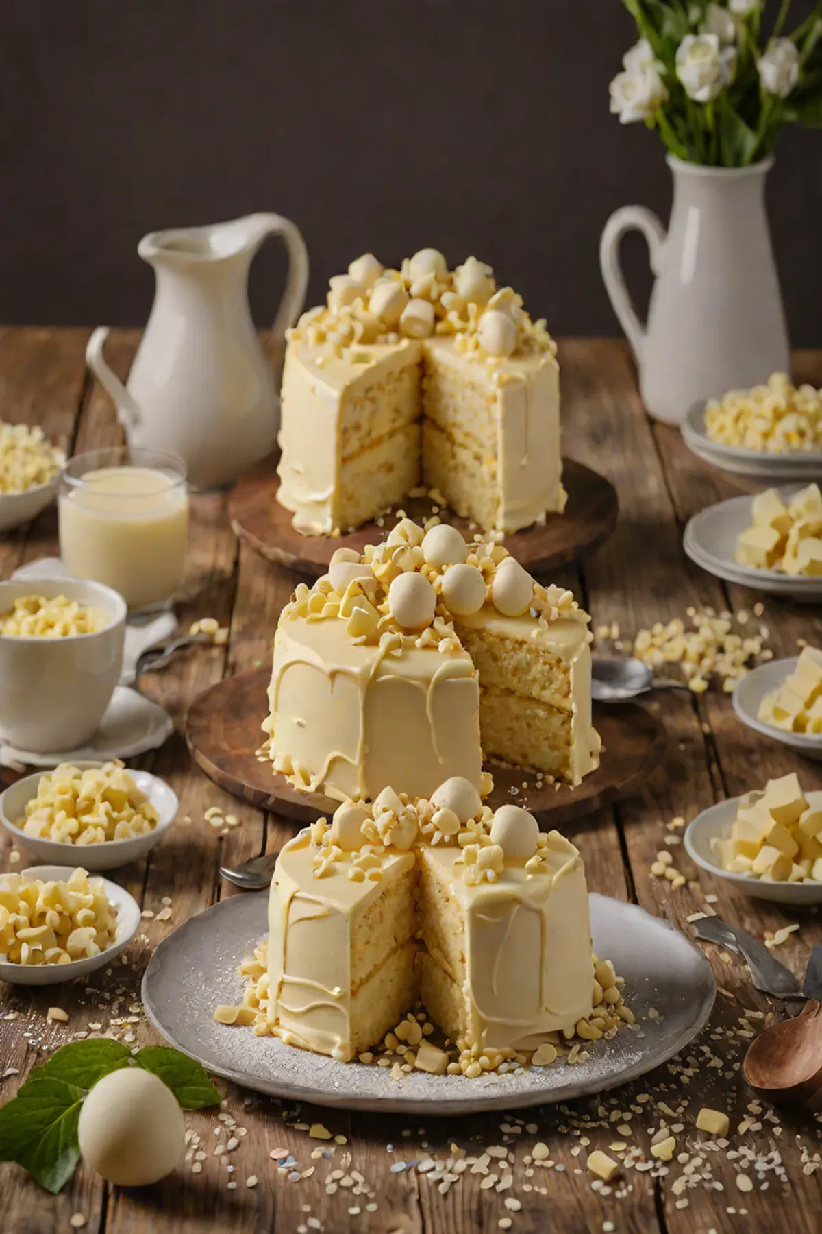 White Chocolate Celebration Cake