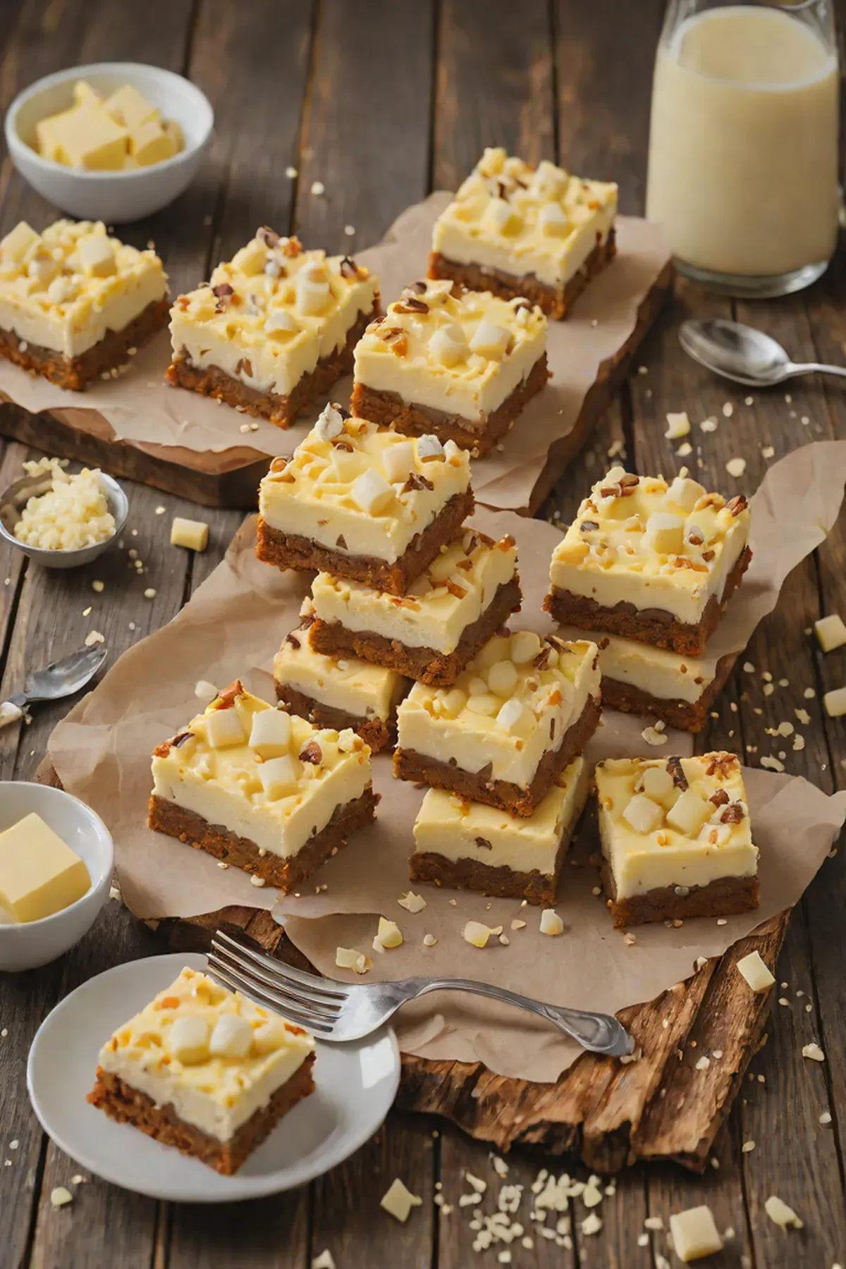 White Chocolate Cheesecake Brownies