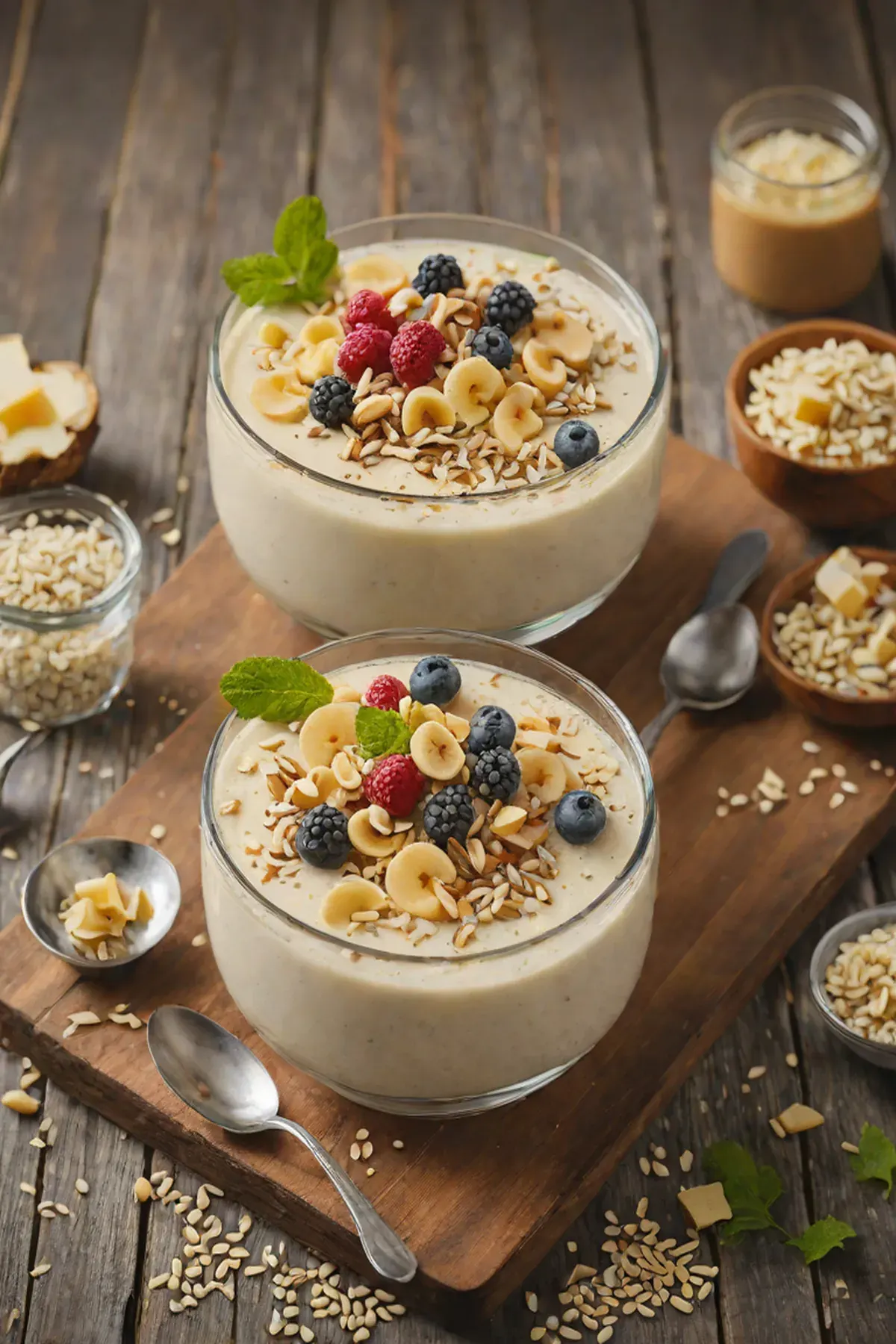 White Chocolate Chia Pudding