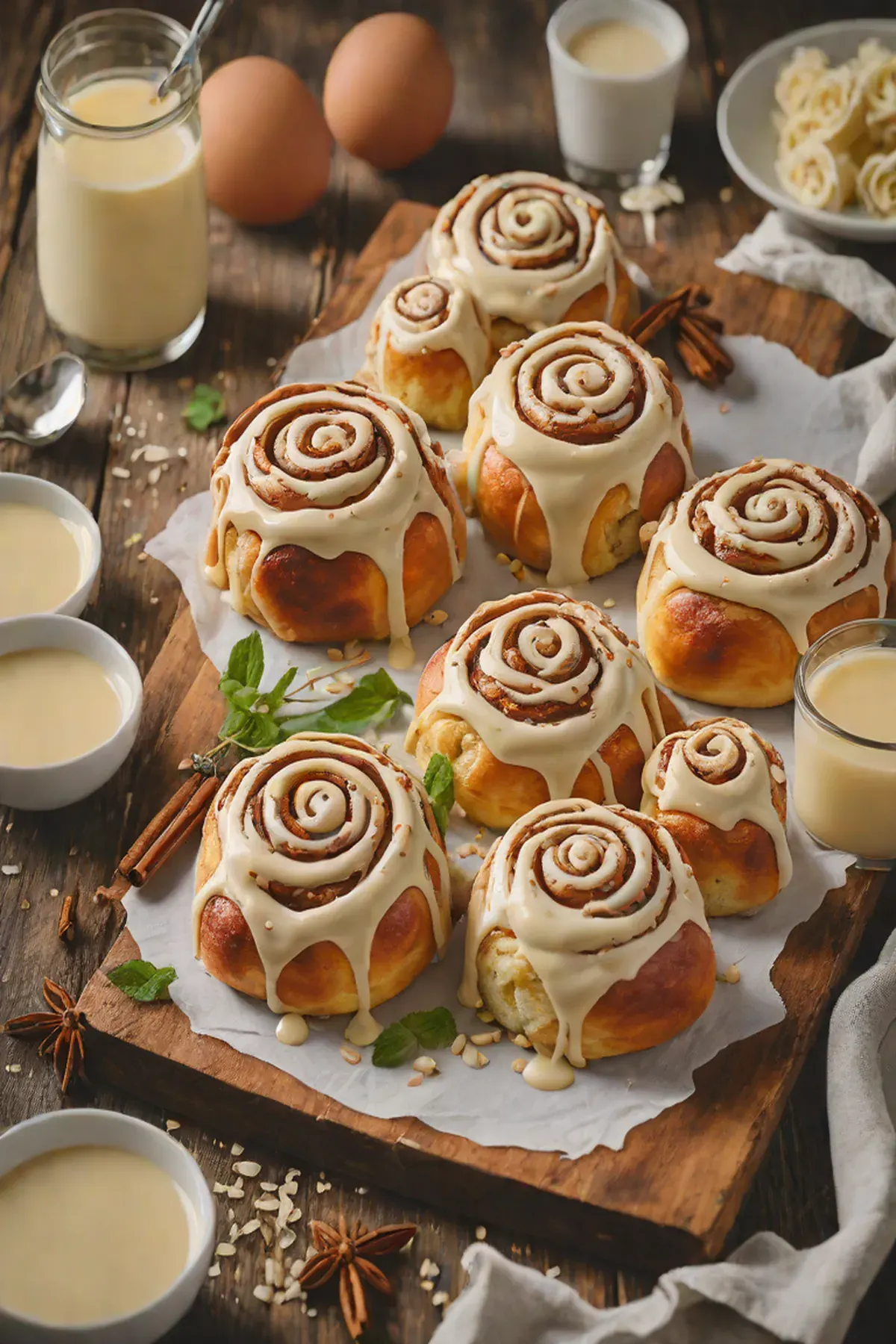 White Chocolate Cinnamon Rolls