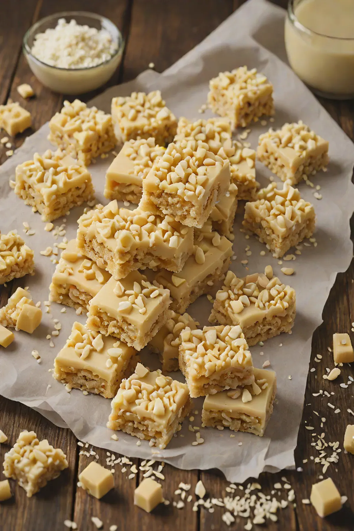 White Chocolate Crispy Treats