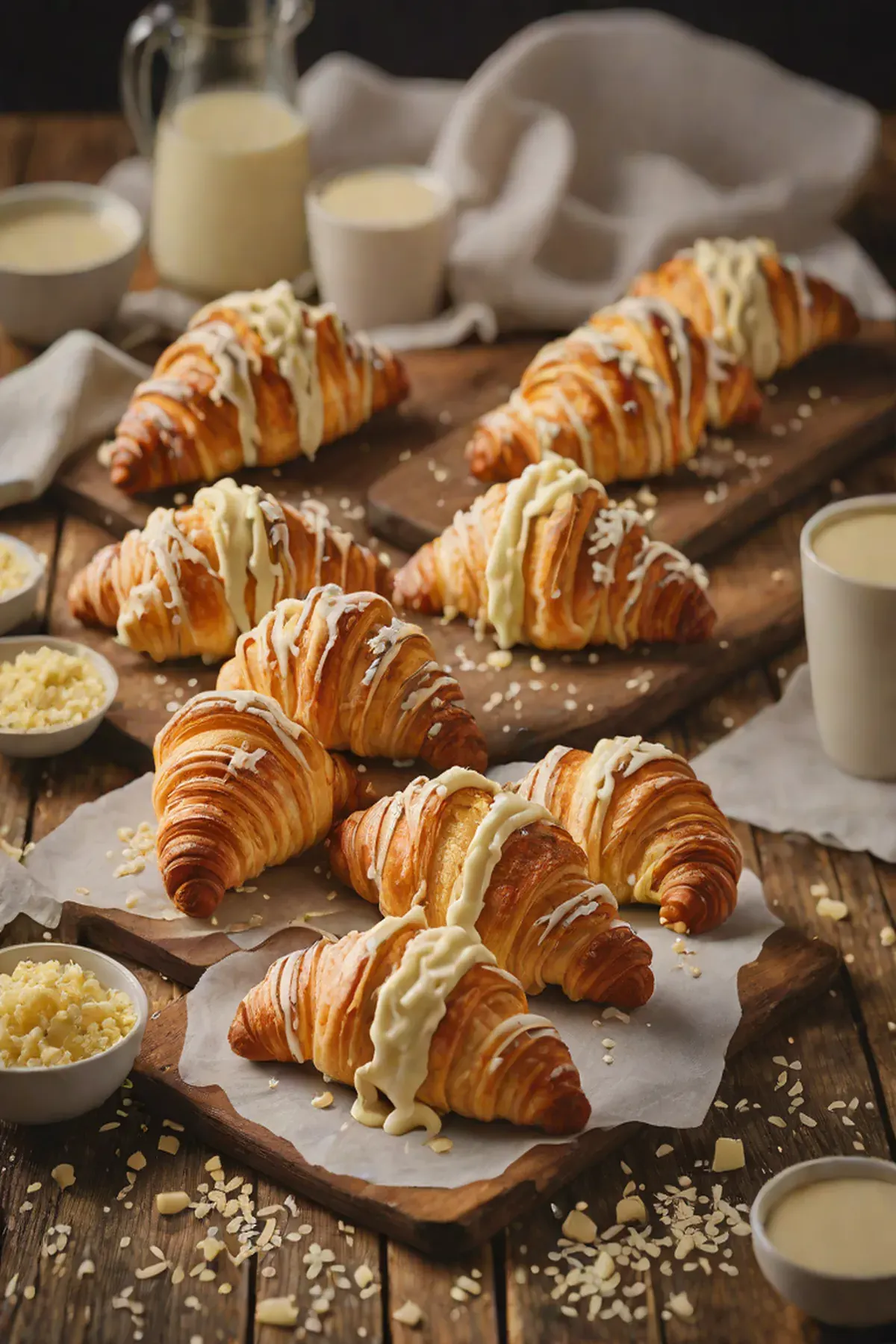 White Chocolate Croissants