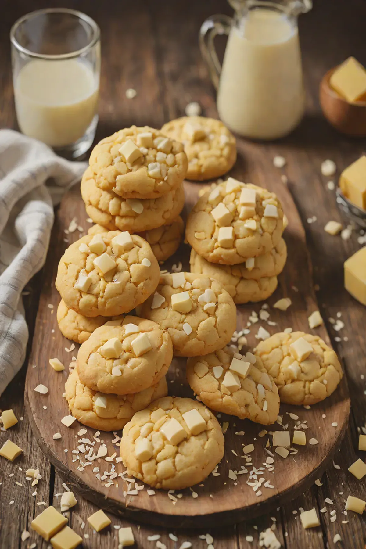 White Chocolate Drop Cookies
