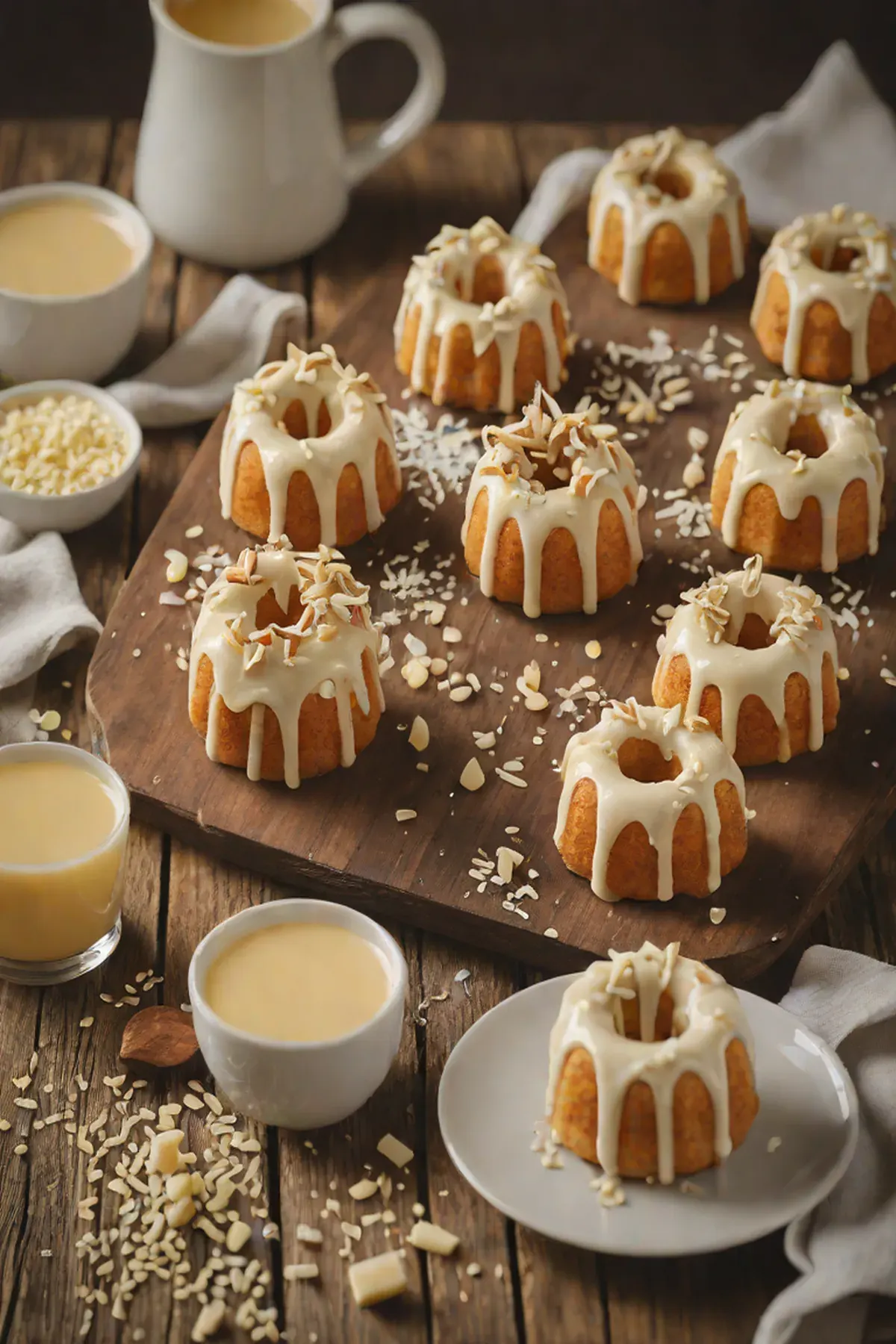 White Chocolate Mini Bundts
