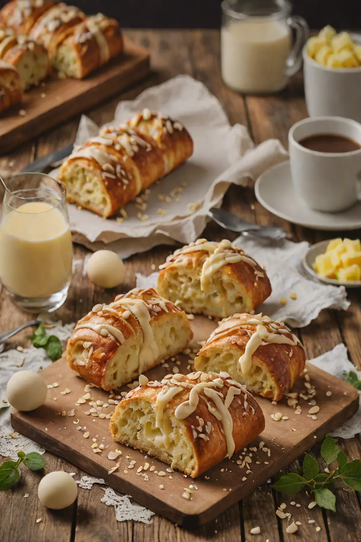 White Chocolate Pain au Chocolat