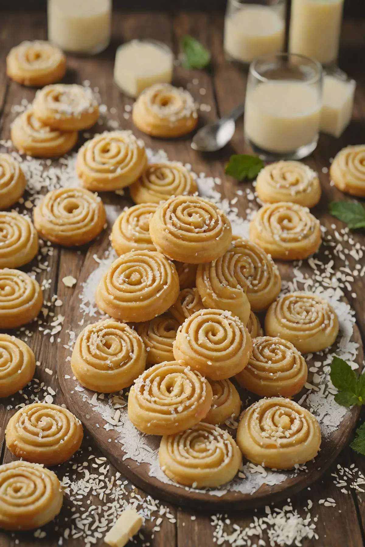 White Chocolate Palmiers