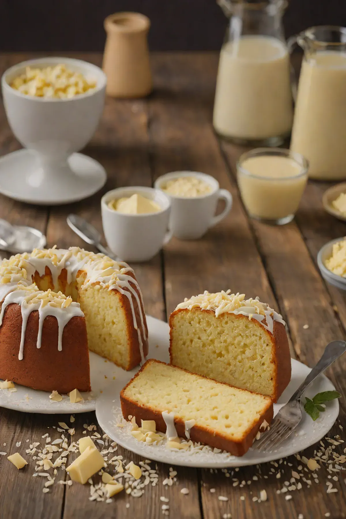 White Chocolate Pound Cake