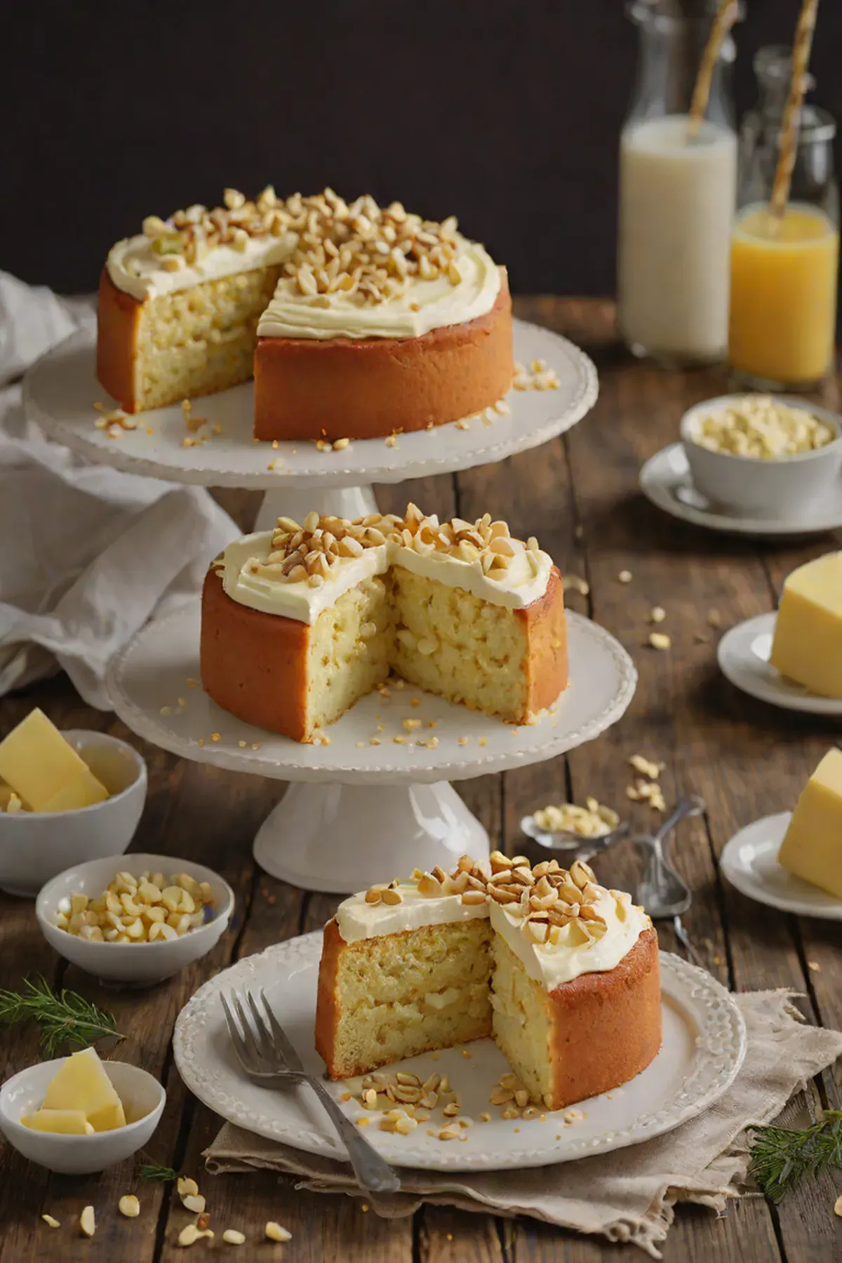 White Chocolate Sponge Cake
