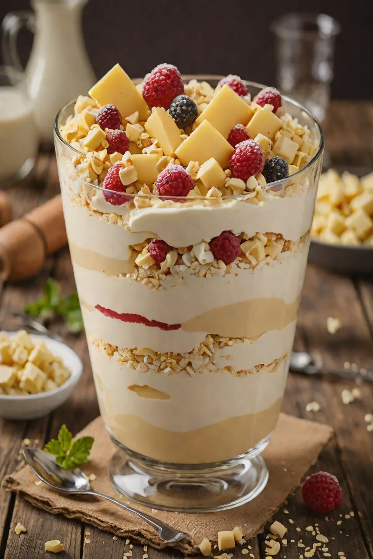White Chocolate Trifle